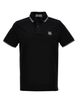Logo badge polo shirt