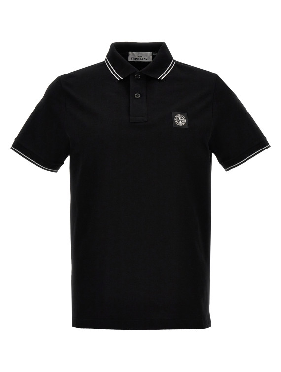 Поло STONE ISLAND Logo badge polo shirt (K1S1522002SCS0018V0029) #1