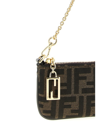 Клатч FENDI 'Mini flat Zucca' (8M0535A98PF1GL7) #