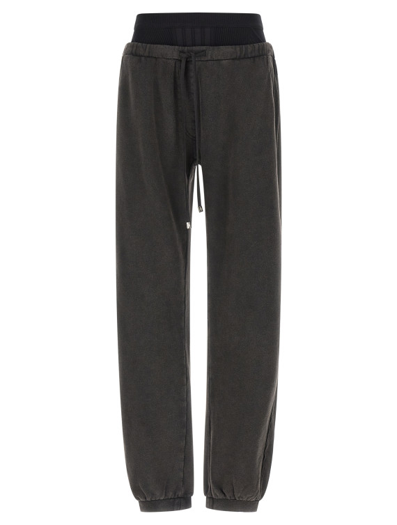 Брюки THE ATTICO Faded American fleece joggers (260WCP00290615) #1