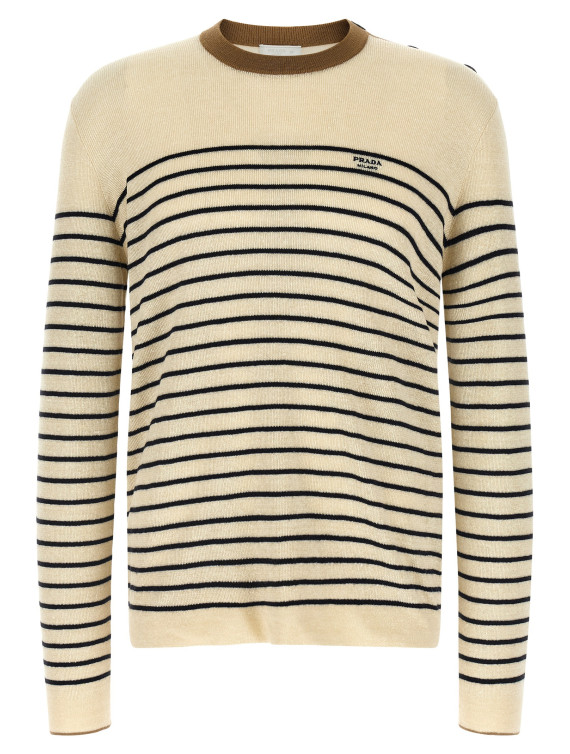Свитер, кардиган PRADA Striped sweater (UMF262SOOO188YF0018) #1