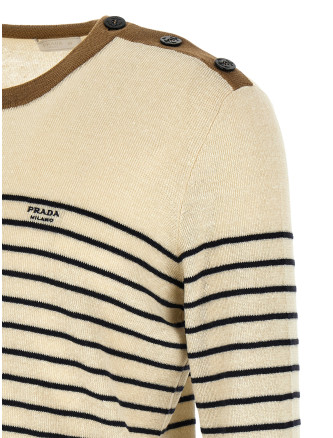 Свитер, кардиган PRADA Striped sweater (UMF262SOOO188YF0018) #
