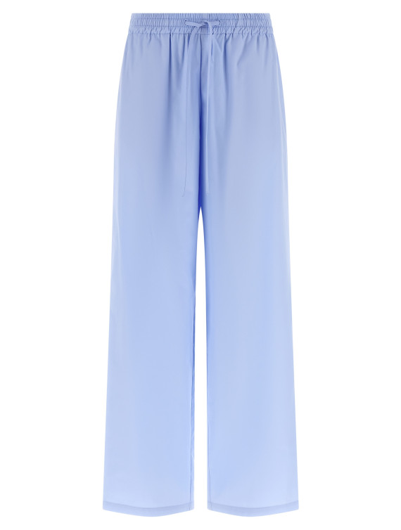 Брюки FEDERICA BONIFACI Poplin pants (PA004LIGHT BLUE) #1