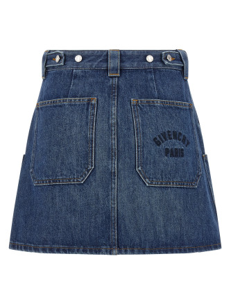 Макси GIVENCHY Denim skirt (BW410P517B420) #