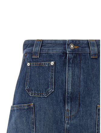 Макси GIVENCHY Denim skirt (BW410P517B420) #