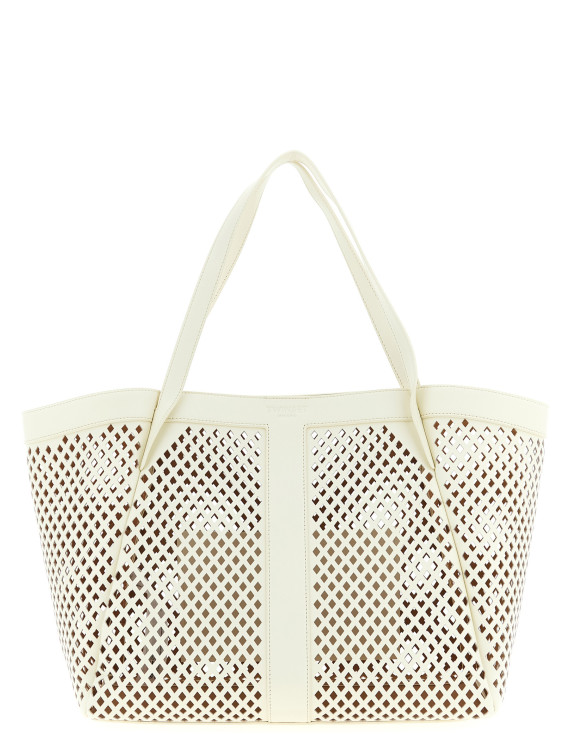 Openwork leather shopping bag (261TD855000059) #1