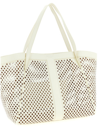 Openwork leather shopping bag (261TD855000059) #