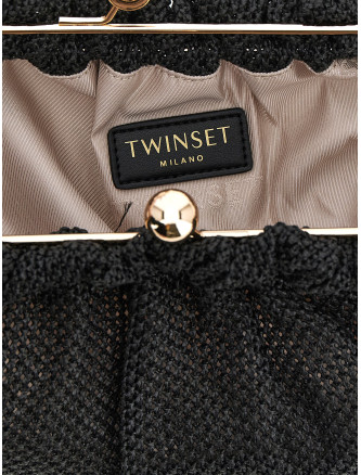 Клатч TWIN SET Braided raffia clutch (261TD828000006) #