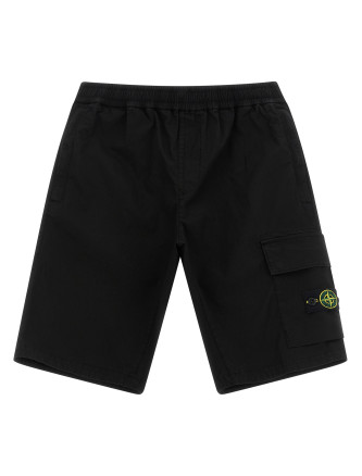 Бермуды, шорты STONE ISLAND JUNIOR Cargo bermuda shorts