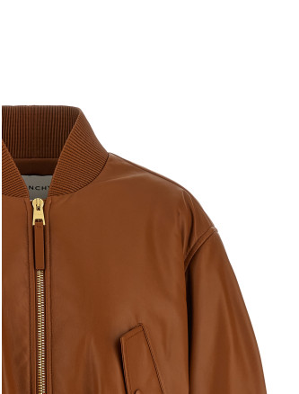 Кожаная куртка GIVENCHY Cropped bomber jacket (BW00UN61UJ913) #