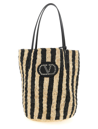Сумка-тоут VALENTINO GARAVANI Shopping Valentino Garavani raffia