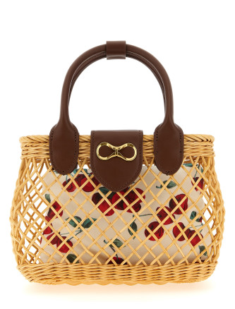 Сумка через плечо TWIN SET Wicker basket shoulder strap