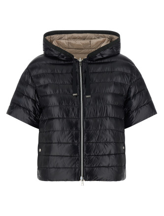 Пуховик HERNO Reversible short-sleeved down jacket