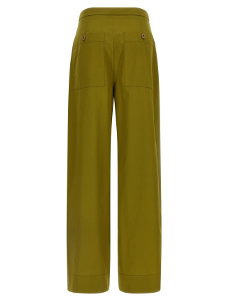 Брюки MAISON JEJIA 'Jean' (MJD2554141BIKHAKISILK) #