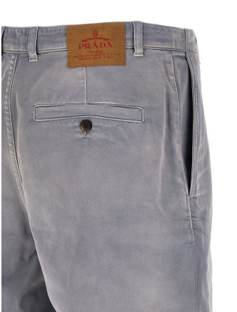Бермуды, шорты PRADA Gabardine bermuda shorts (GEP442SOOO18PFF0E1Y) #