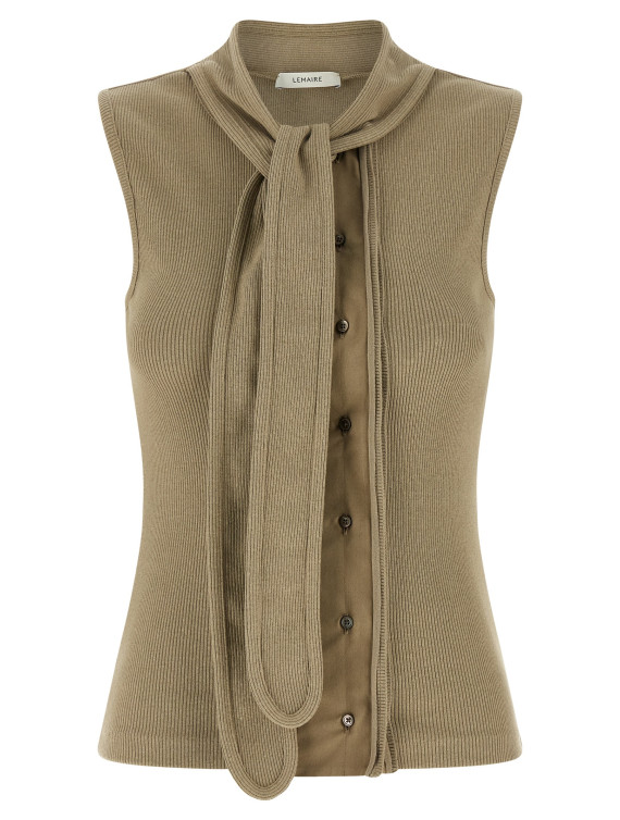 Повседневный топ LEMAIRE 'Asymmetrical Fitted' (TS0004LJ1030GR609) #1