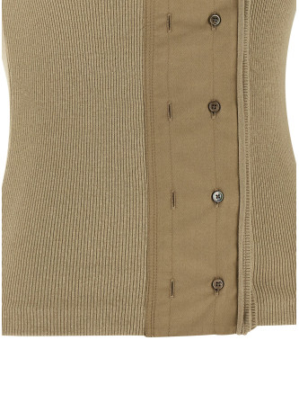 Повседневный топ LEMAIRE 'Asymmetrical Fitted' (TS0004LJ1030GR609) #