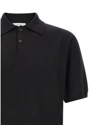 Поло THE ROW 'Borges top' (1261Y876BLK) #