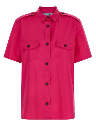 Рубашка, блузка PRADA Poplin shirt
