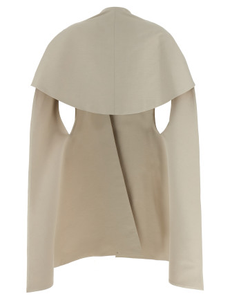 Накидка FEDERICA BONIFACI Asymmetrical cape (KA070GREY) #