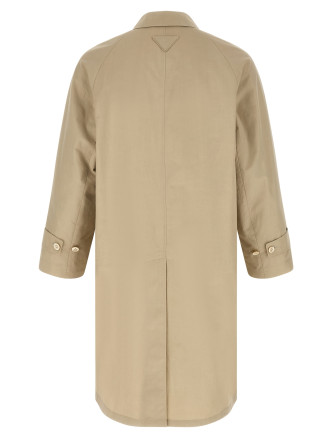 Пальто, тренч PRADA Cotton Trench Coat (SGD062SOOO184BF034X) #