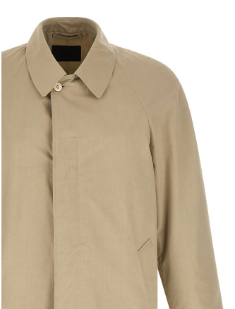 Пальто, тренч PRADA Cotton Trench Coat (SGD062SOOO184BF034X) #