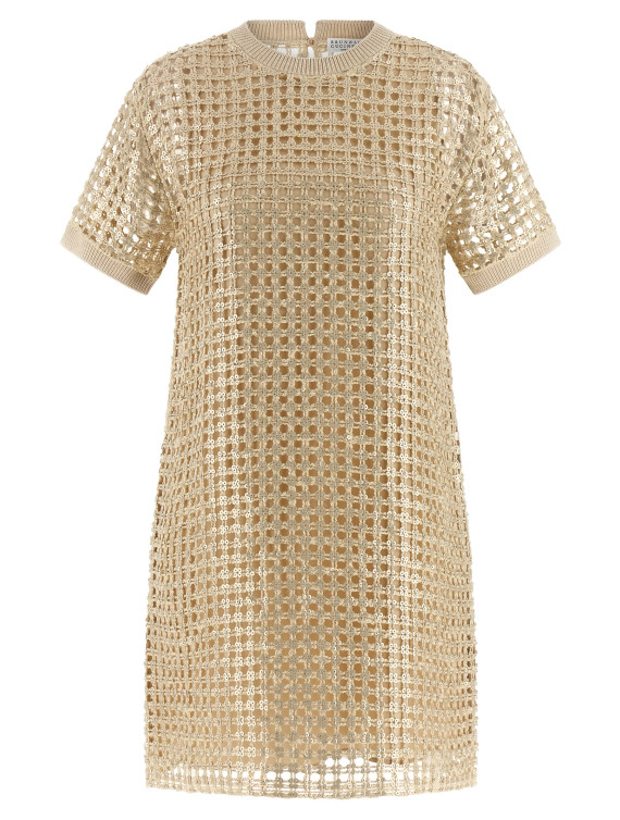 Мини BRUNELLO CUCINELLI Dazzling knit dress (MCBR11A90C3999) #1