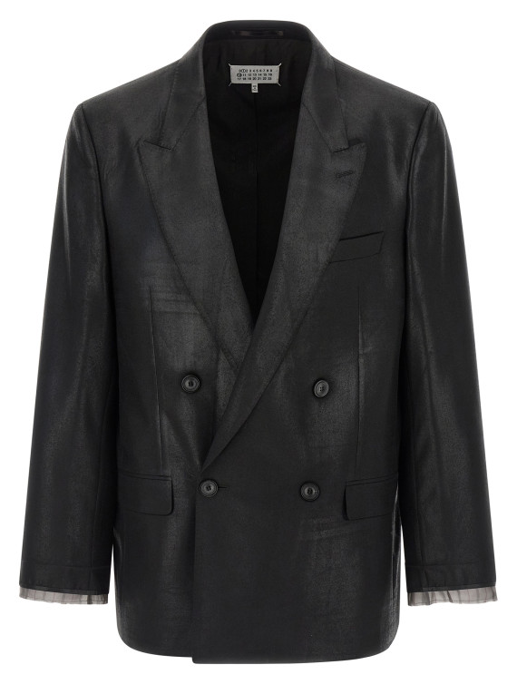 Блейзер MAISON MARGIELA Foiled wool blazer (S50BN0548M35745900) #1