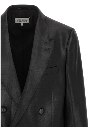 Блейзер MAISON MARGIELA Foiled wool blazer (S50BN0548M35745900) #
