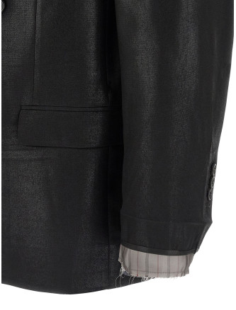 Блейзер MAISON MARGIELA Foiled wool blazer (S50BN0548M35745900) #