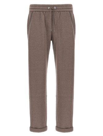 Брюки BRUNELLO CUCINELLI 'Shiny Pocket Detail'