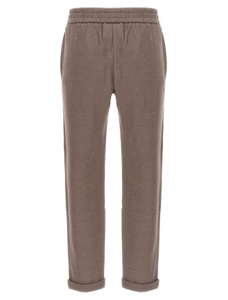 Брюки BRUNELLO CUCINELLI 'Shiny Pocket Detail' (MD828SB899C9141) #