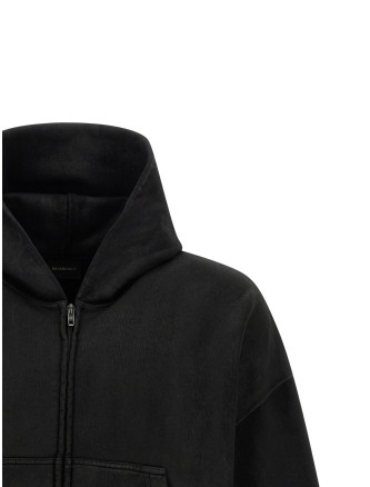 Толстовка BALENCIAGA Cropped hoodie (858145TTVV11000) #