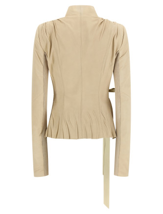 Кожаная куртка RICK OWENS 'Hollywood' (RP01F6749LBF138) #