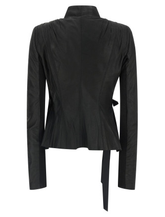 Кожаная куртка RICK OWENS 'Hollywood' (RP01F6749LBF09) #