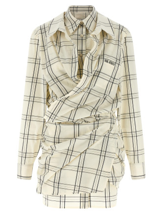 Мини THE ATTICO Chemisier dress