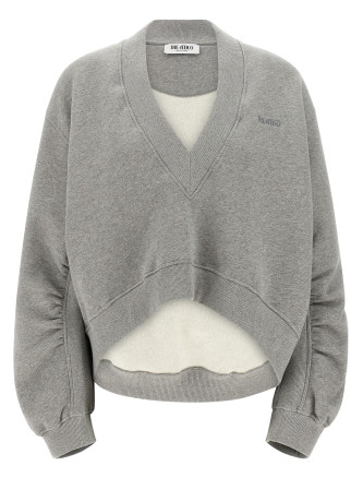 Толстовка THE ATTICO Logo embroidery sweatshirt