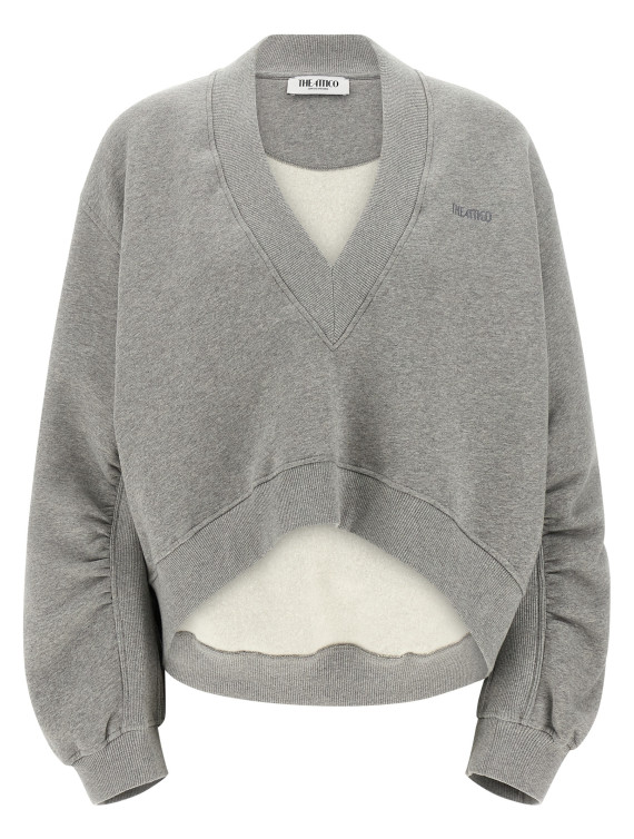 Толстовка THE ATTICO Logo embroidery sweatshirt (260WCF00010183) #1