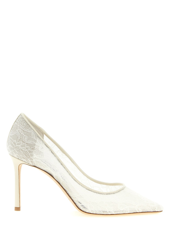 Высокие каблуки JIMMY CHOO 'Romy' (ROMY85JXOIVORY) #1