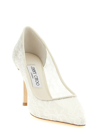 Высокие каблуки JIMMY CHOO 'Romy' (ROMY85JXOIVORY) #