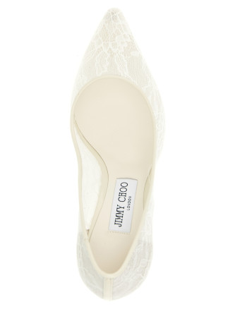 Высокие каблуки JIMMY CHOO 'Romy' (ROMY85JXOIVORY) #