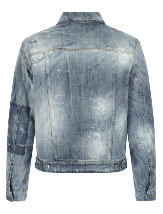Джинсовая куртка DSQUARED2 'La Jean' (S74AM1684D30011470) #