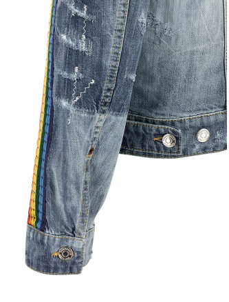 Джинсовая куртка DSQUARED2 'La Jean' (S74AM1684D30011470) #