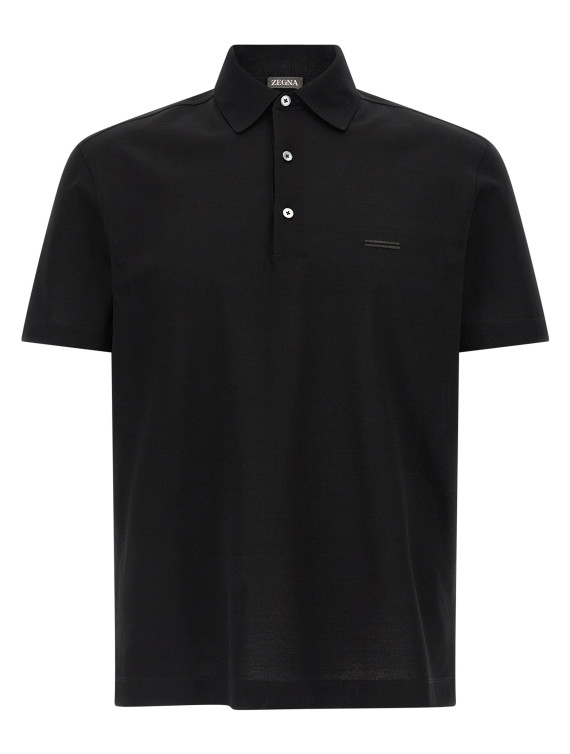 Поло ZEGNA Piqué cotton polo shirt (UH348A3H794001) #1