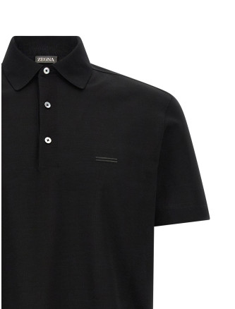 Поло ZEGNA Piqué cotton polo shirt (UH348A3H794001) #