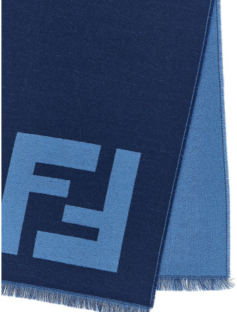 Шарф, платок FENDI FF macro scarf (FXS407AWTZF1VHG) #