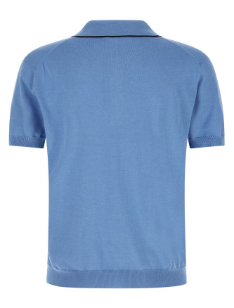 Поло TOM FORD Cotton and silk polo shirt (KPS041YMC047UDH) #