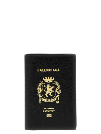 Лайфстайл BALENCIAGA Logo leather passport holder