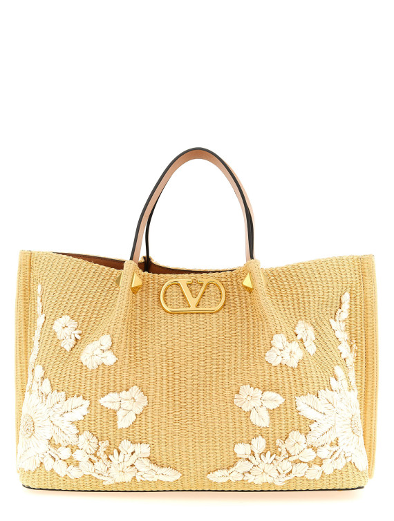 Сумка-тоут VALENTINO GARAVANI Shopping Valentino Garavani medium raffia (W2B0T01UNPC8B) #1