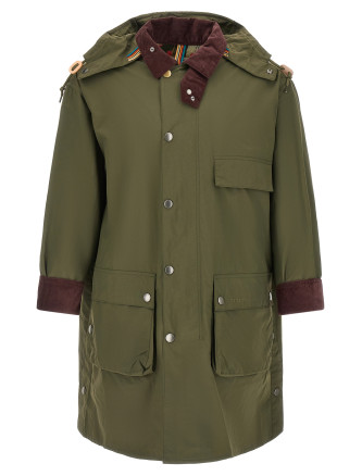Парка BARBOUR Waterproof parka Paul Smith loves Barbour